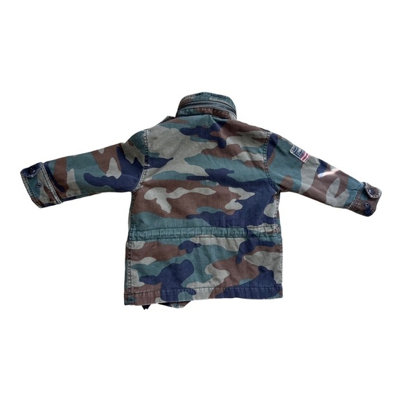 Polo Ralph Lauren Kids Green 2T Cotton Patch Field Coat - Ideal for Fall/Winter - Picture 2 of 6